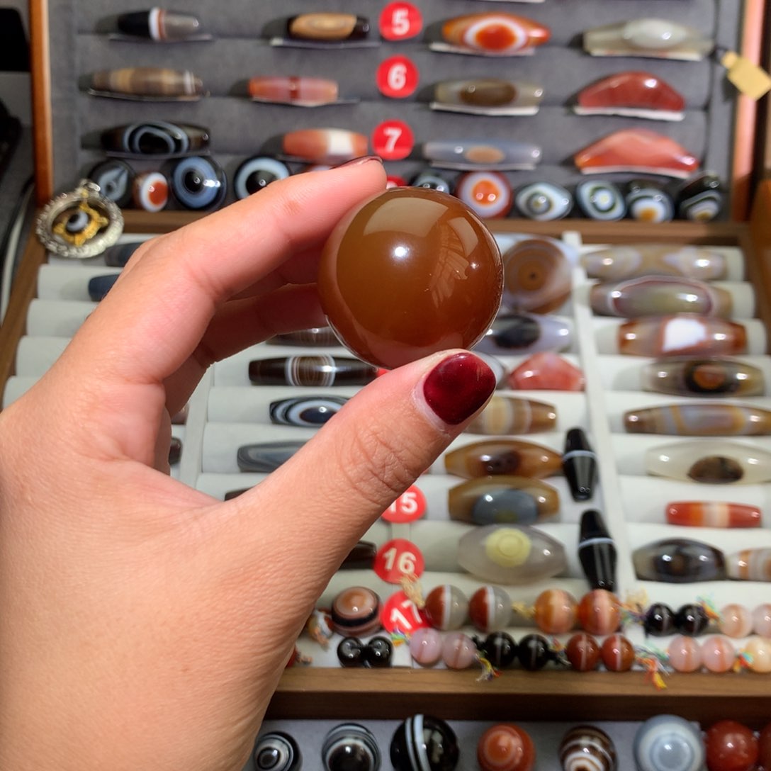 玛瑙/玉髓颈饰未镶嵌本*