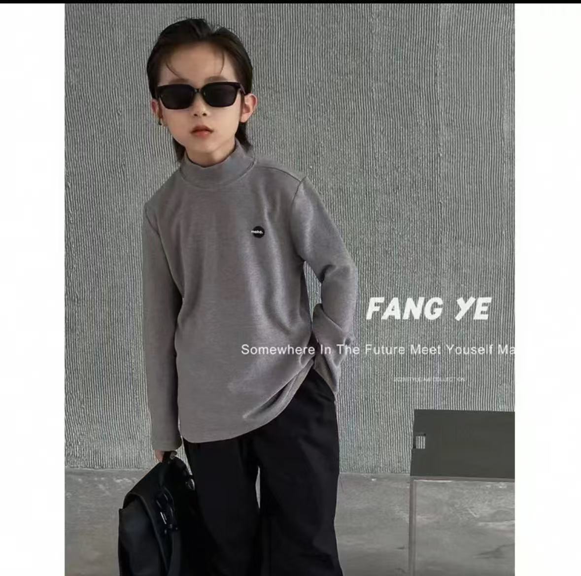 5102男女童潮流时尚洋气休闲百搭春秋季德绒打底