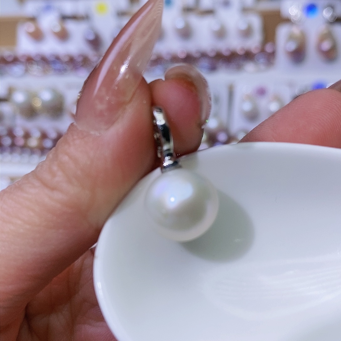 淡水珍珠颈饰银S925镶嵌