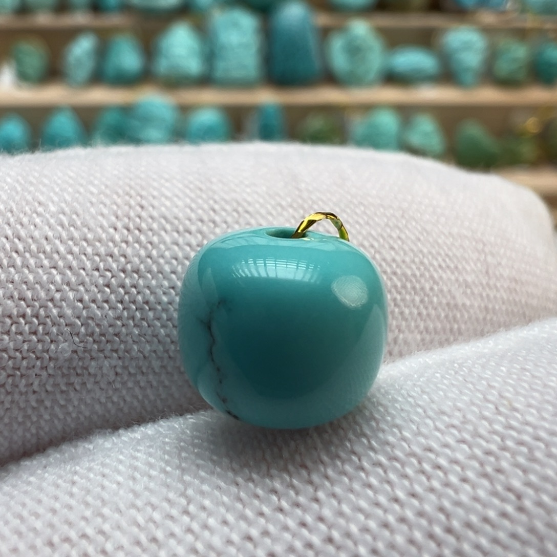 绿松石未镶嵌配饰8.7*7.5