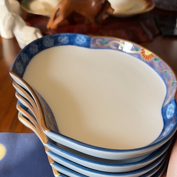 Z***左瓷S007 云朵盘 有脱金和划痕