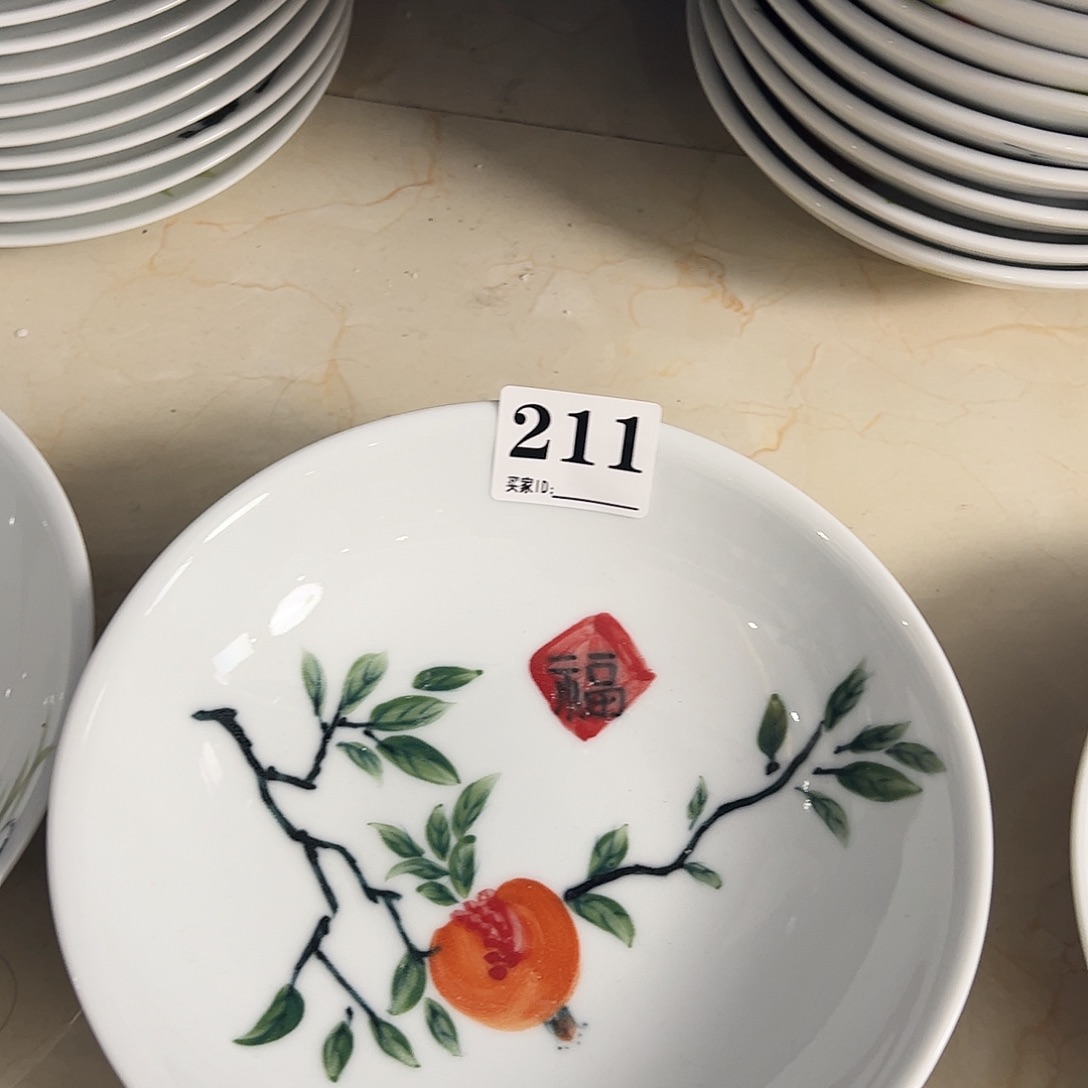 瓷片景德镇陶瓷手工手绘制作