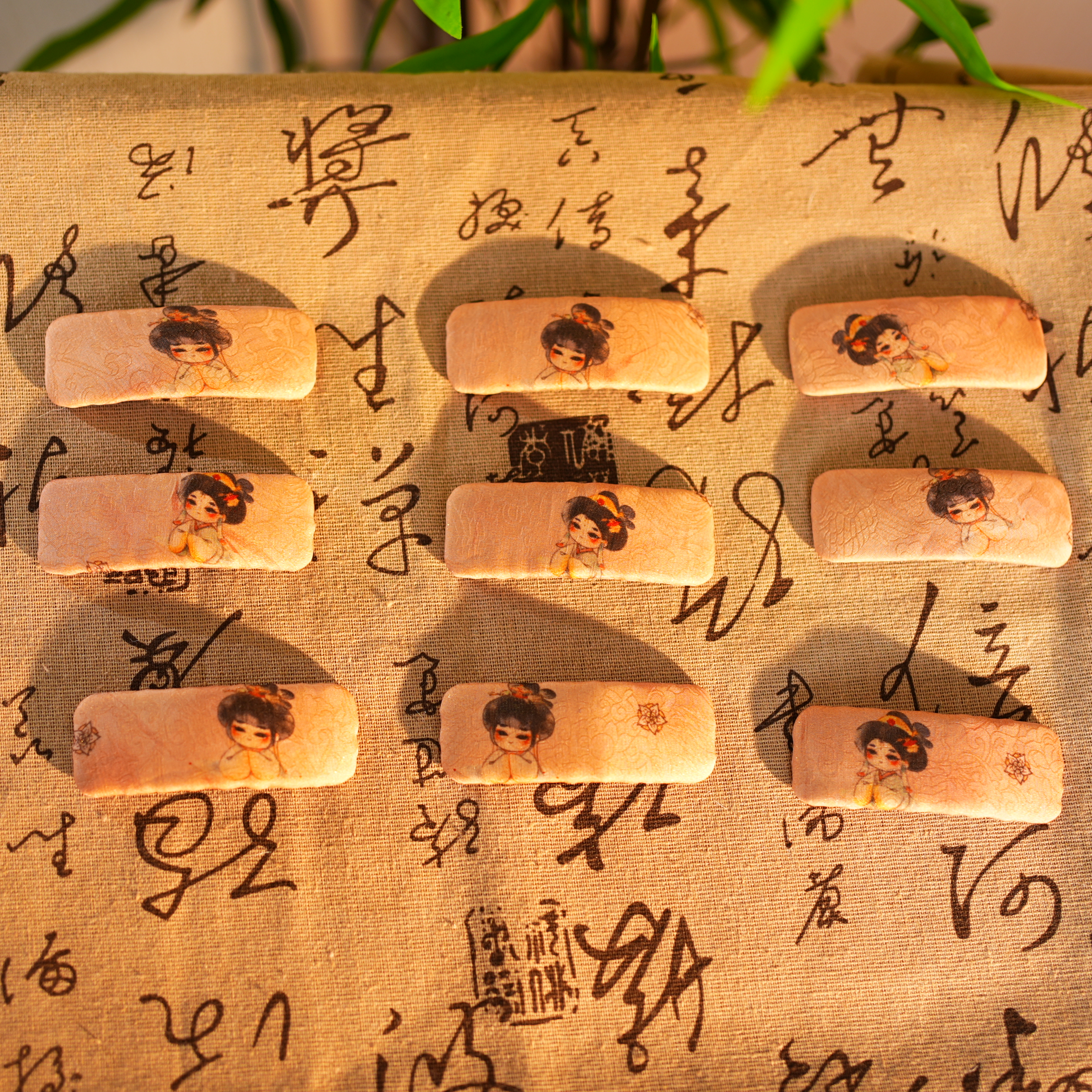 【小唐人亮闪掰掰夹】多样性发其一 非遗手工拎缝 尺寸2.8*7.8cm