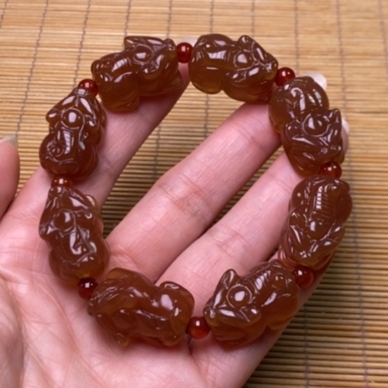 玛瑙/玉髓手链未镶嵌