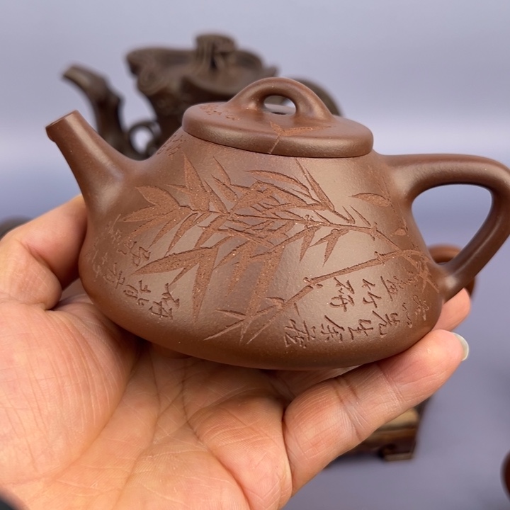 九***星紫砂茶壶是因为那句不舍