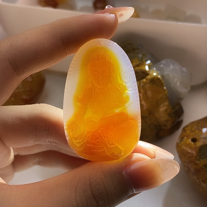 玛瑙/玉髓未镶嵌颈饰马