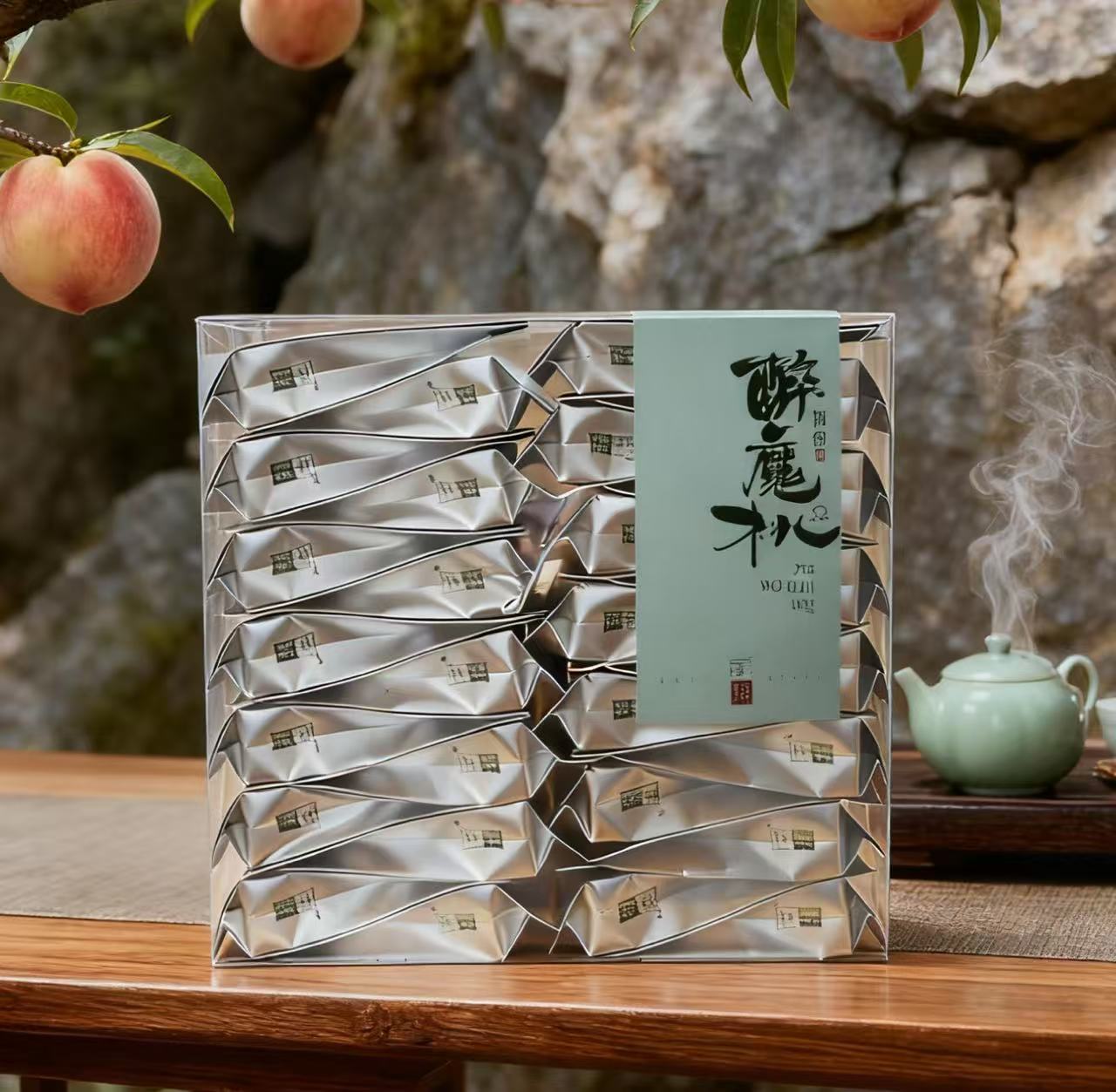 2025年新茶醉魔桃肉桂250g武夷岩茶大红袍乌龙茶武夷山肉桂岩茶