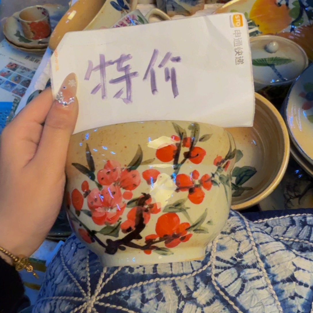 瓷片景德镇陶瓷手工手绘