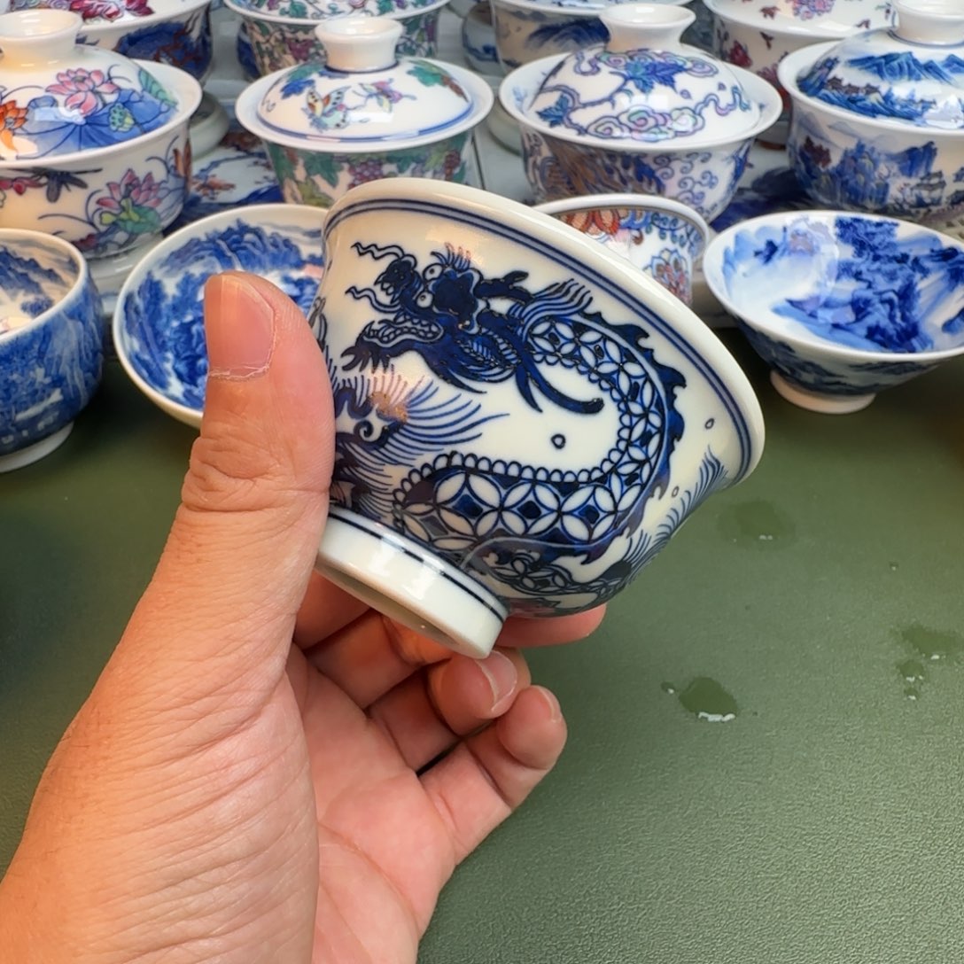 陶纯手工纯手绘茶具244