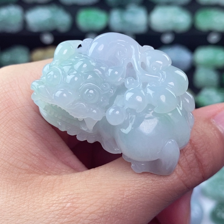 翡翠颈饰未镶嵌夏*语天然