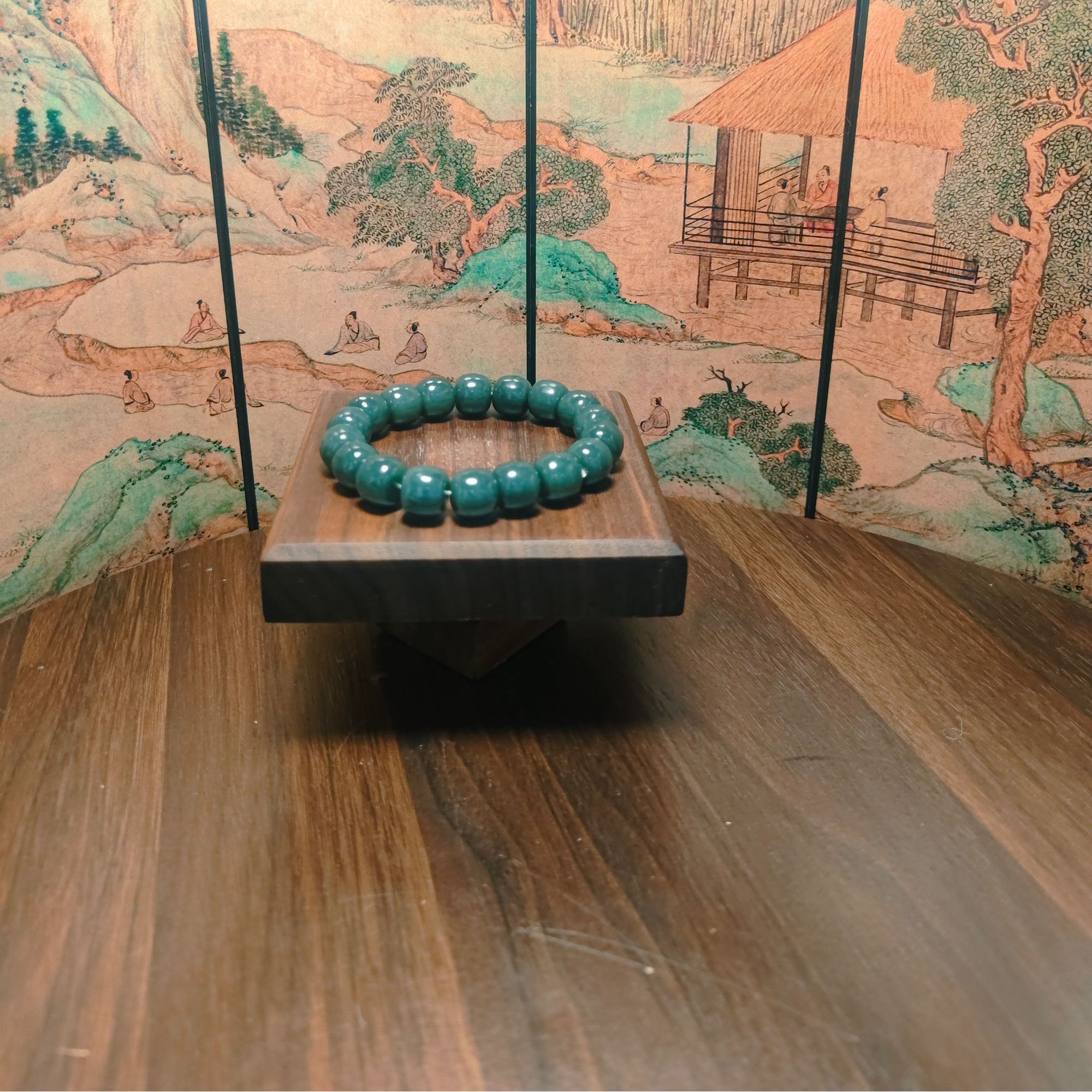 I和田玉桶珠手串（卡12）0933