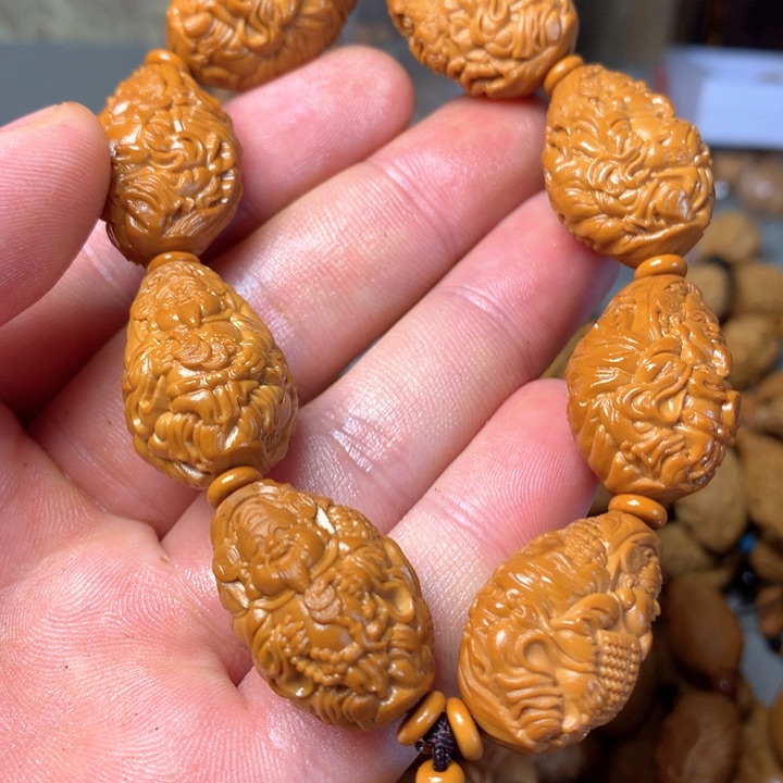 橄榄核手串/手链33个健健康康