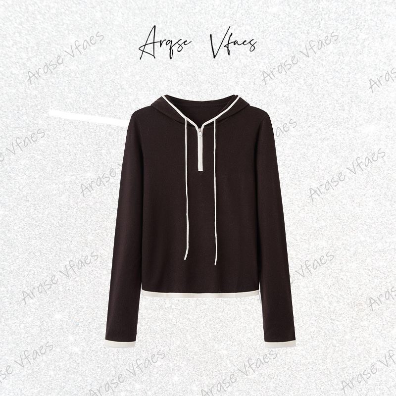 [ARQSEVFAES正品]2025冬款套头连帽针织衫卫衣804129