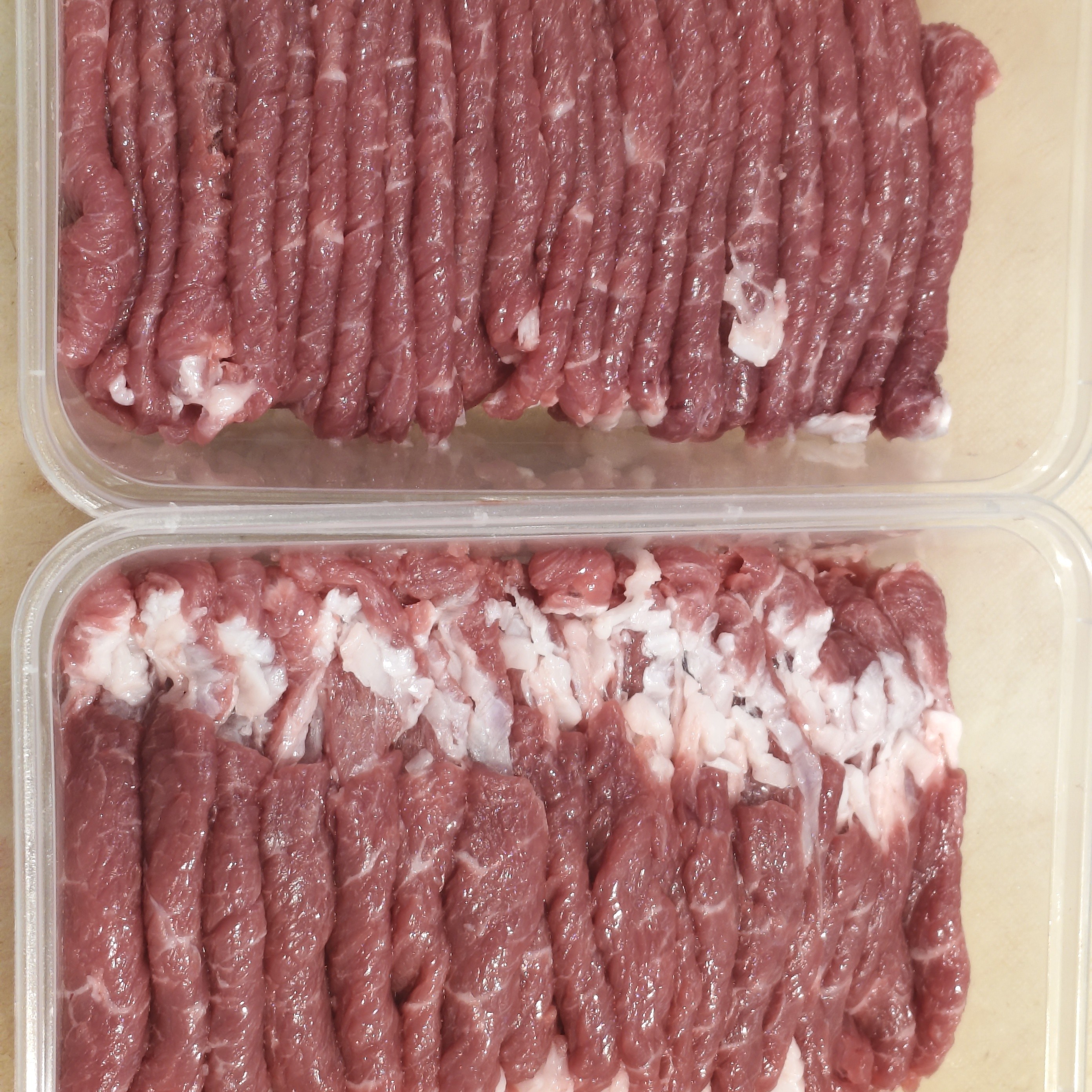 手切鲜羊肉(爆、烤、炒、涮)半斤一盒