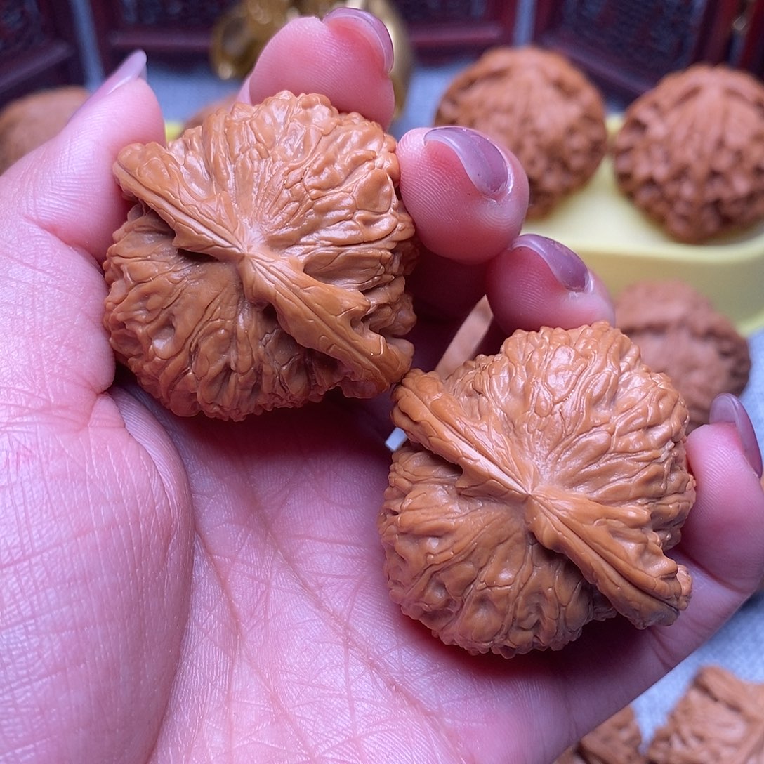 文玩核桃把件球白43