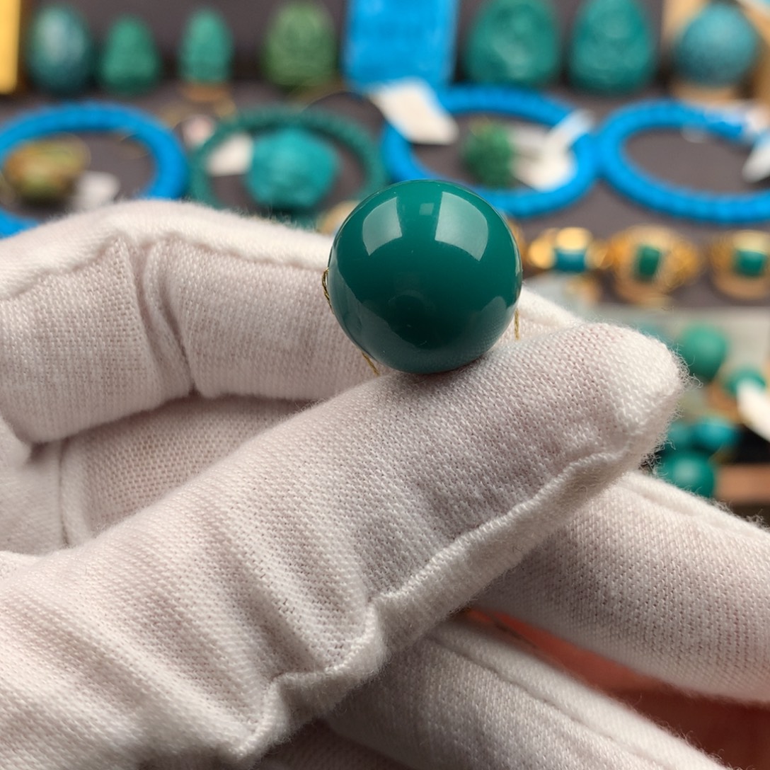 绿松石未镶嵌绿松石15.5mm