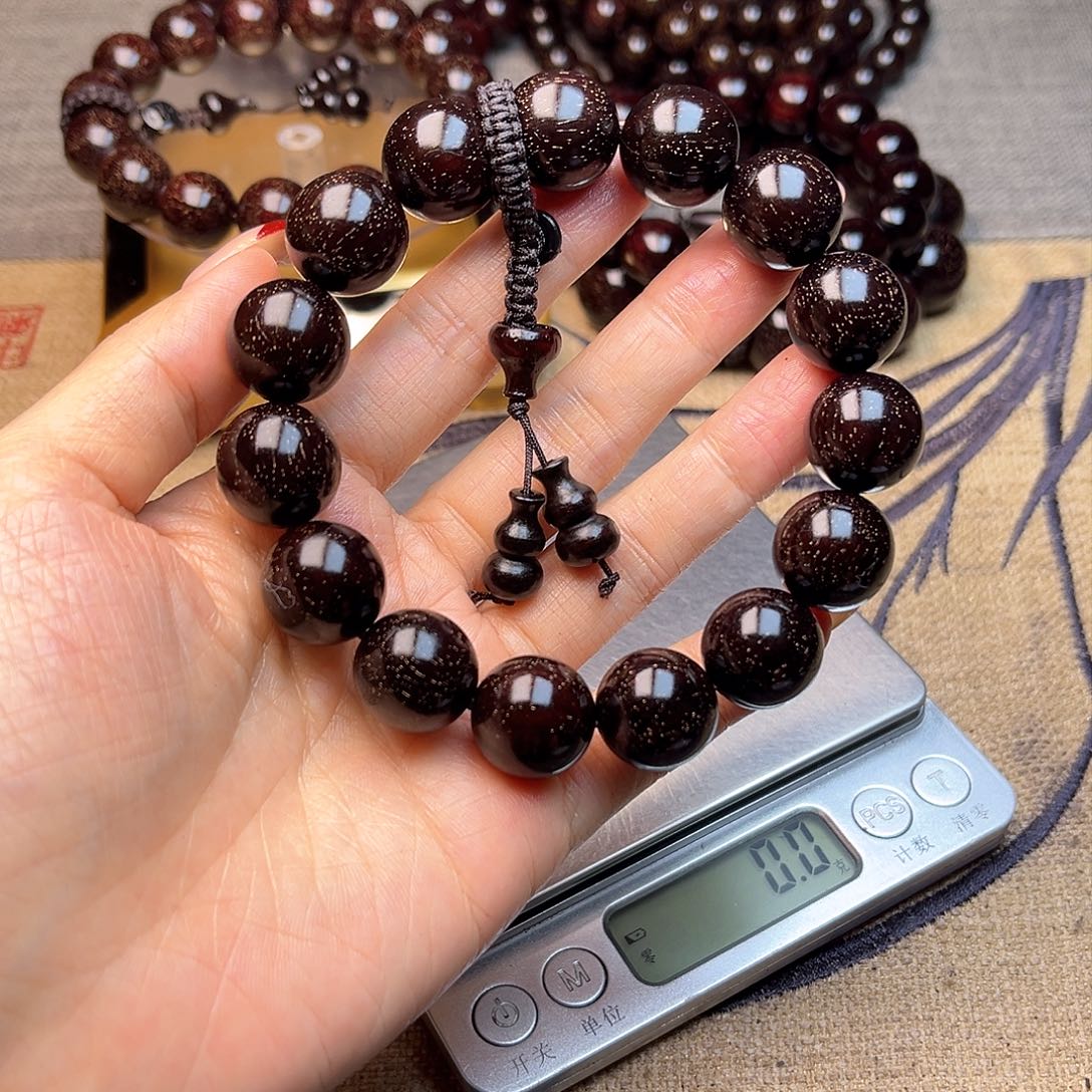 檀香紫檀（小叶紫檀）1.5 15颗满天星