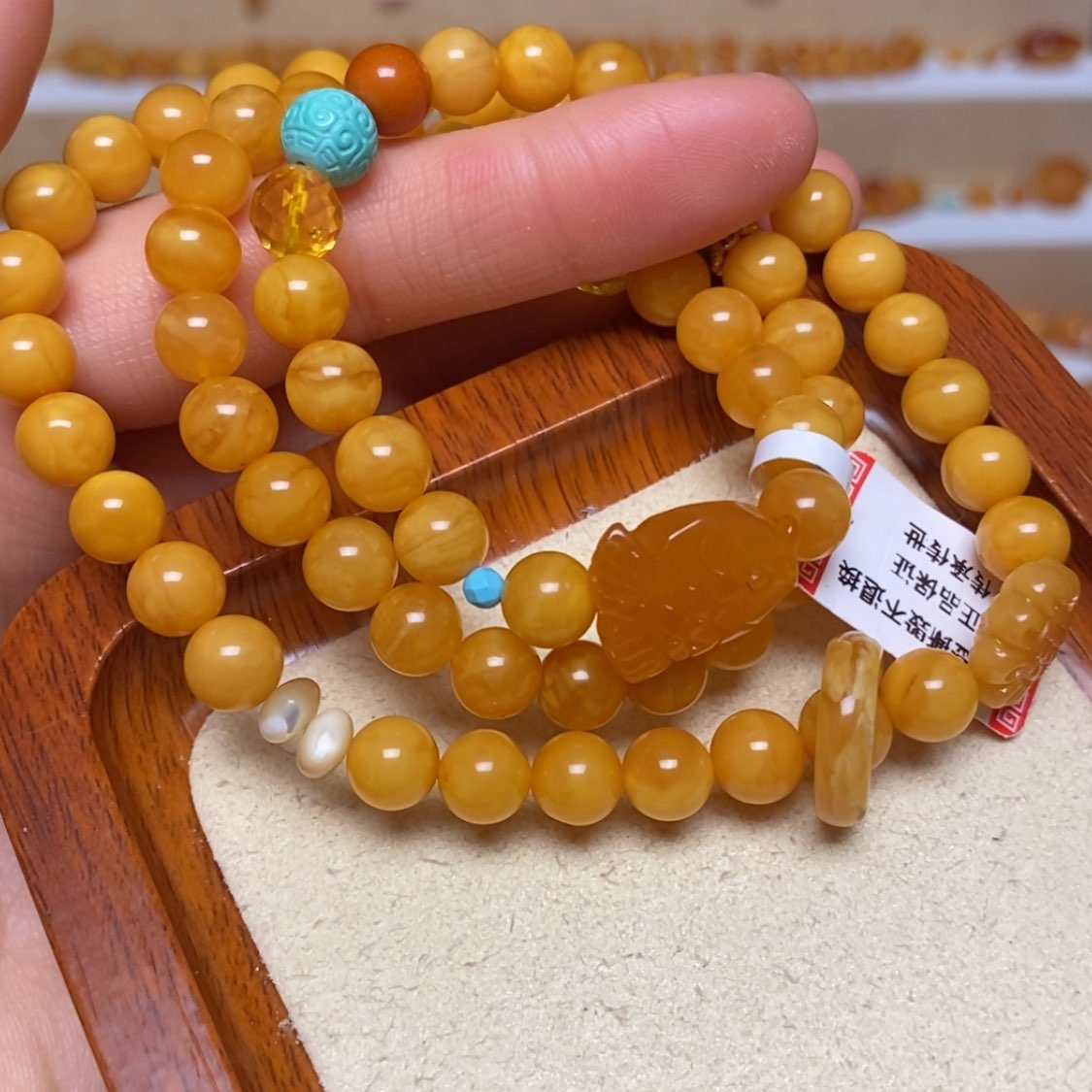 【闪购商品】未镶嵌颈饰蜜蜡手串