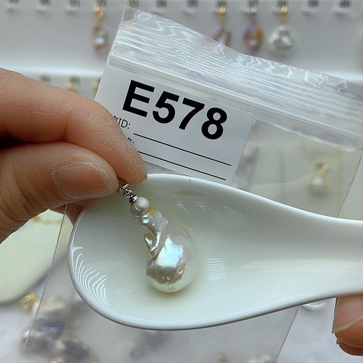 淡水珍珠颈饰银S925镶嵌