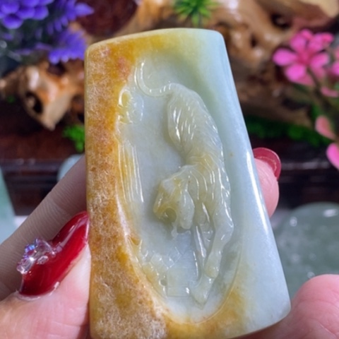 【闪购商品】颈饰未镶嵌翡翠虎