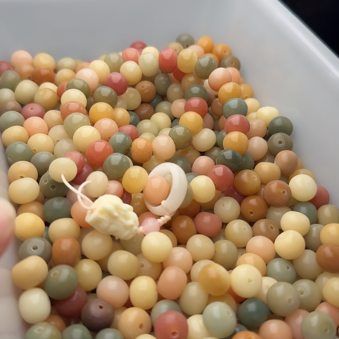 菩提根/象牙果吊坠50 颗马卡龙 10 苹果