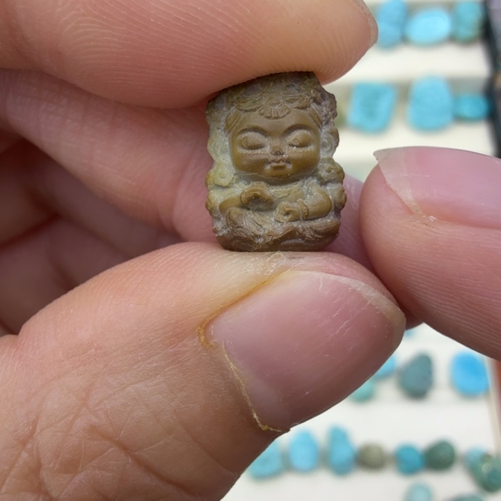 绿松石雕刻未镶嵌