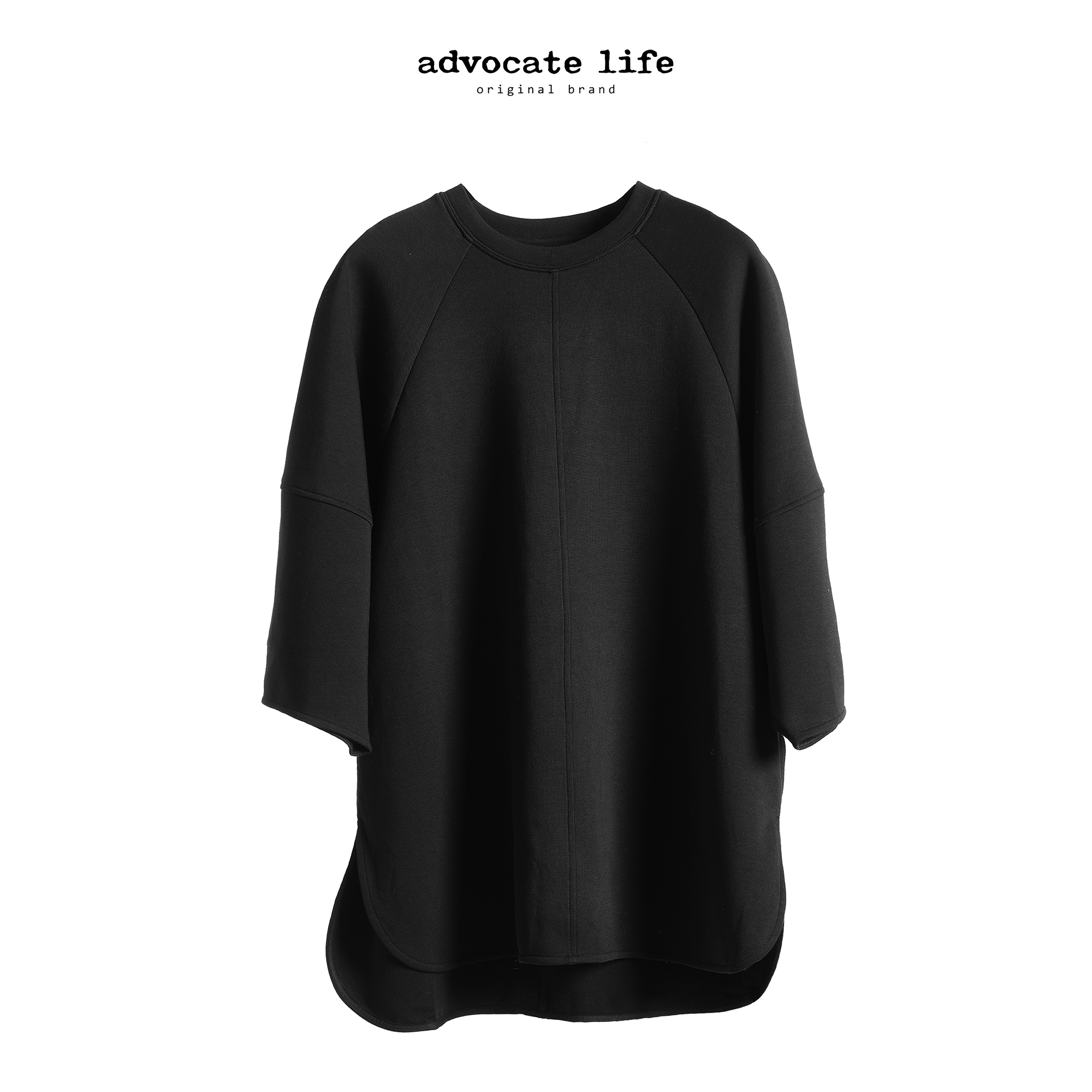 生活主张Advocatelife 休闲T恤常规款气质宽松型中长款JQ112307