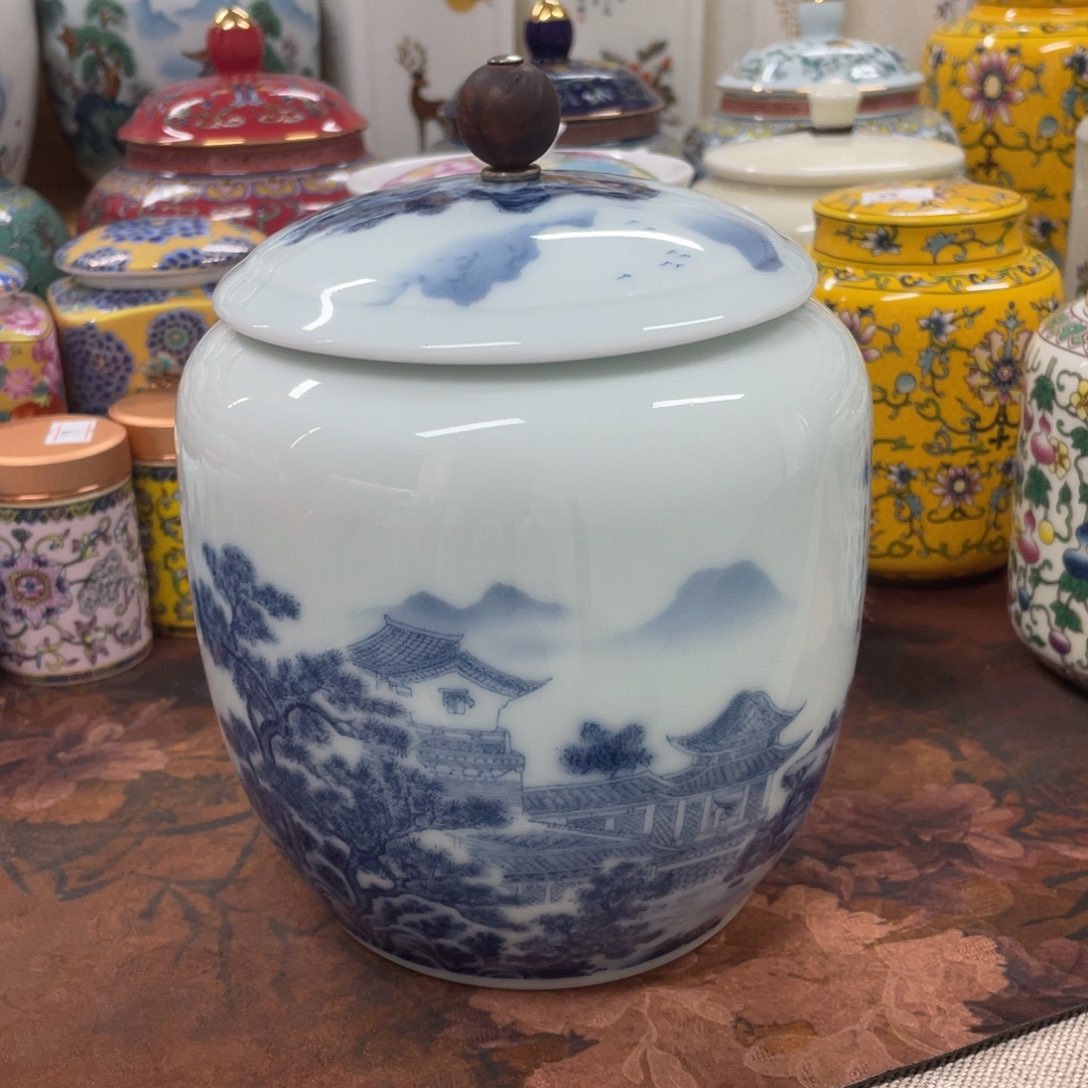 摆件高端茶叶罐密封罐