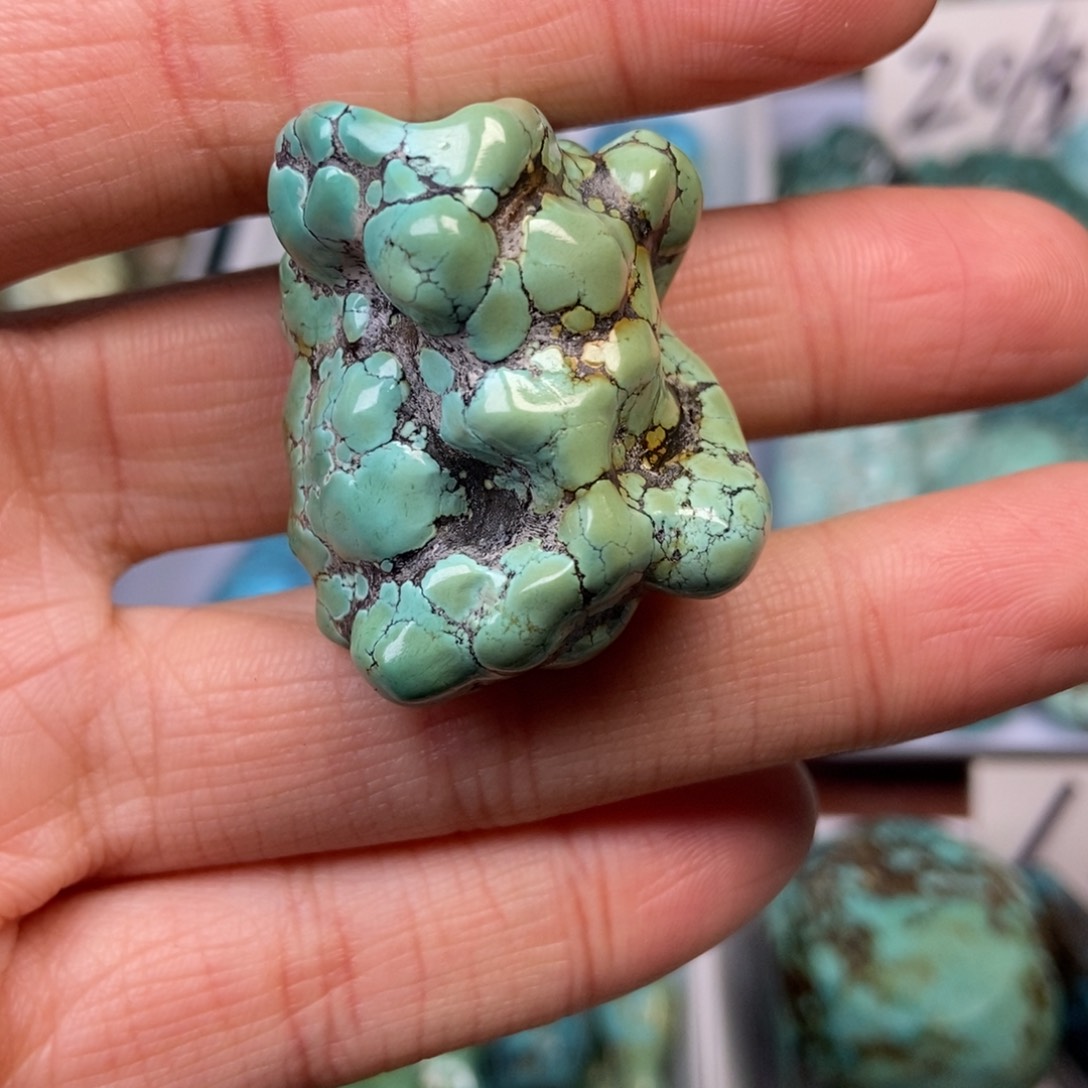 绿松石珠宝奇石未镶嵌