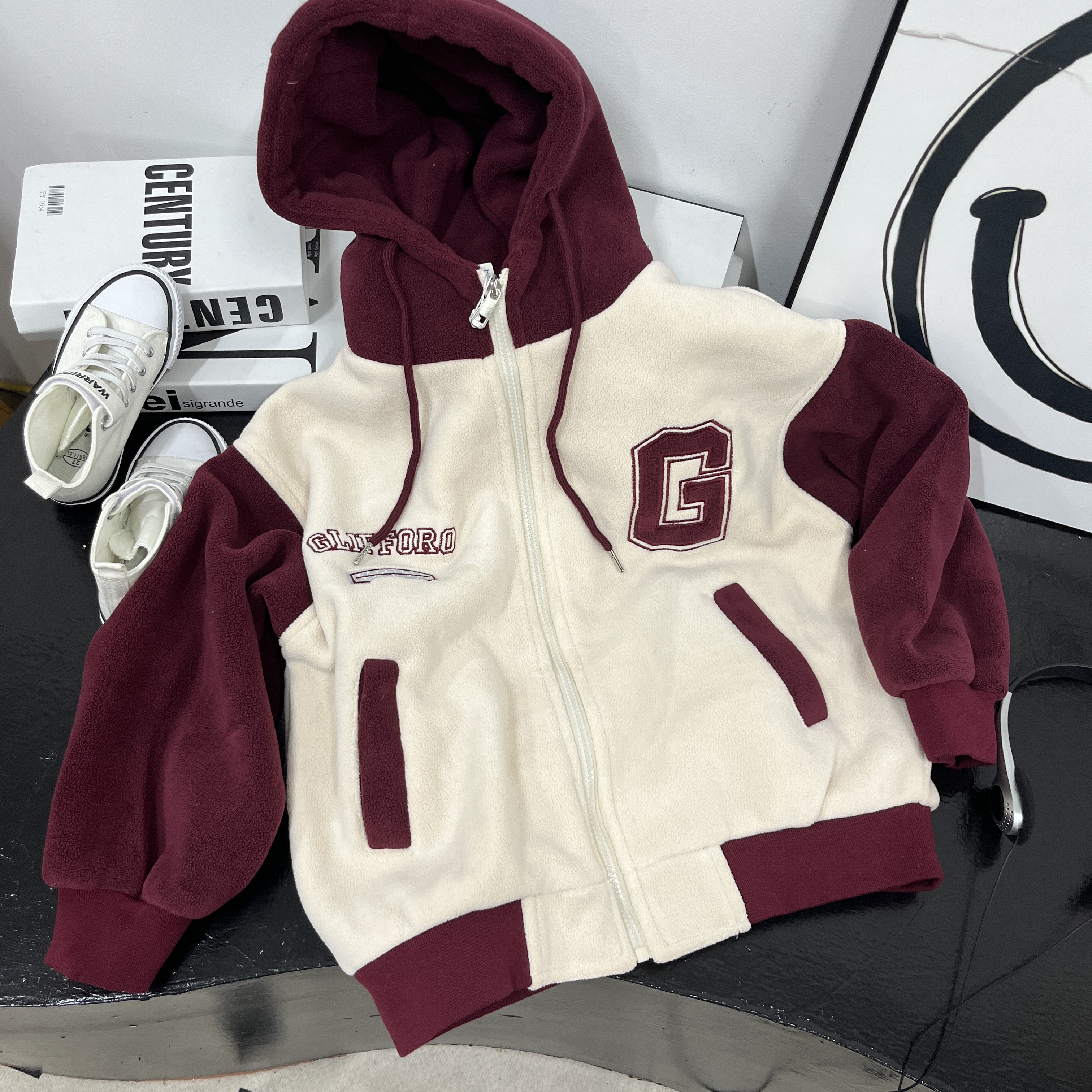 514  冬装男女童2025新款儿童加绒毛毛衣