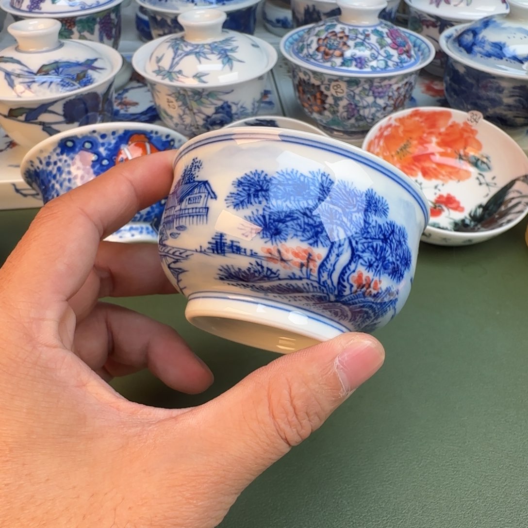 陶纯手工纯手绘茶具320