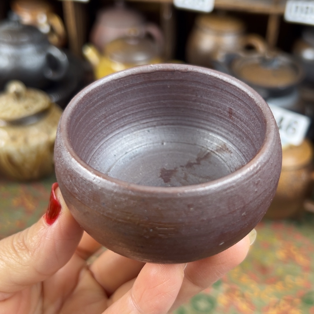 柴烧茶器柴烧茶器主人杯