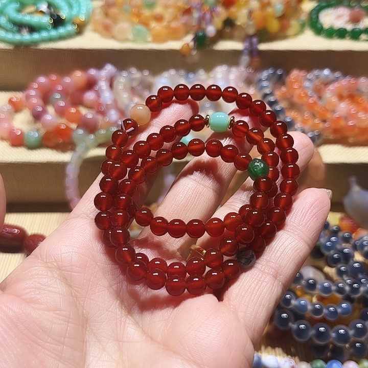 玛瑙/玉髓未镶嵌手链