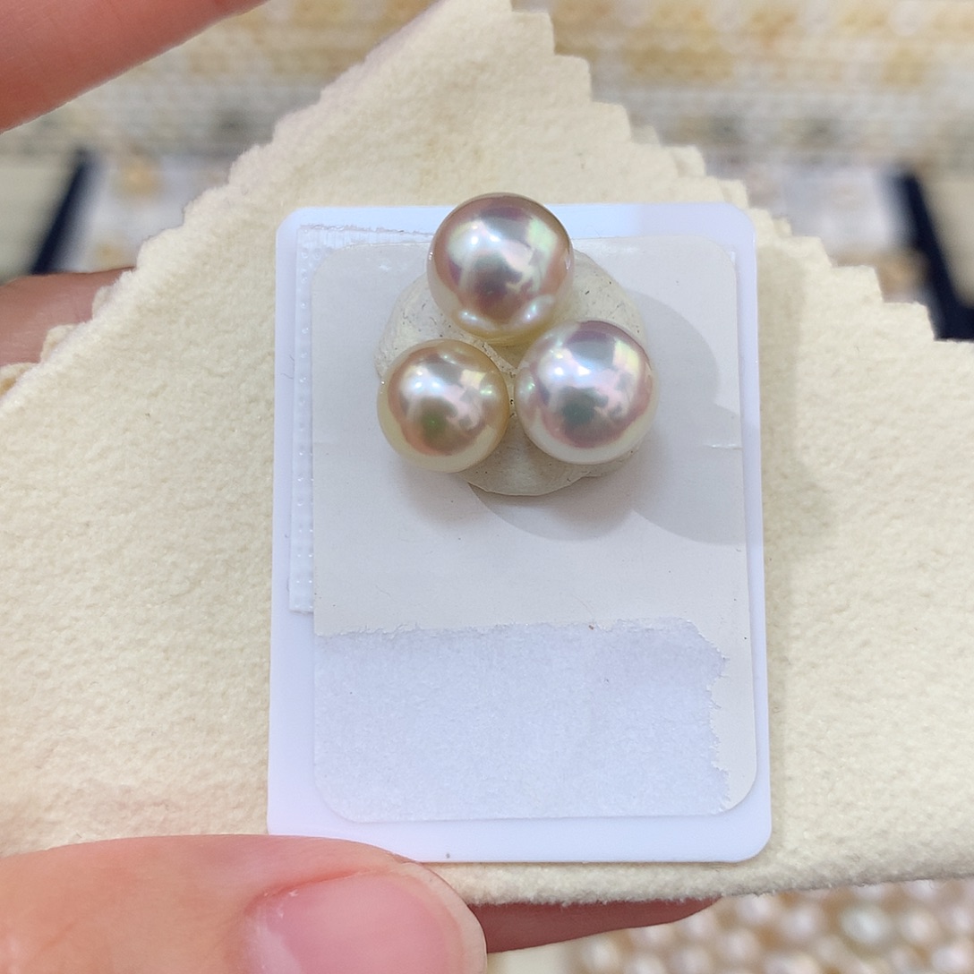 未镶嵌海水珍珠澳白7-8mm、8-9mm