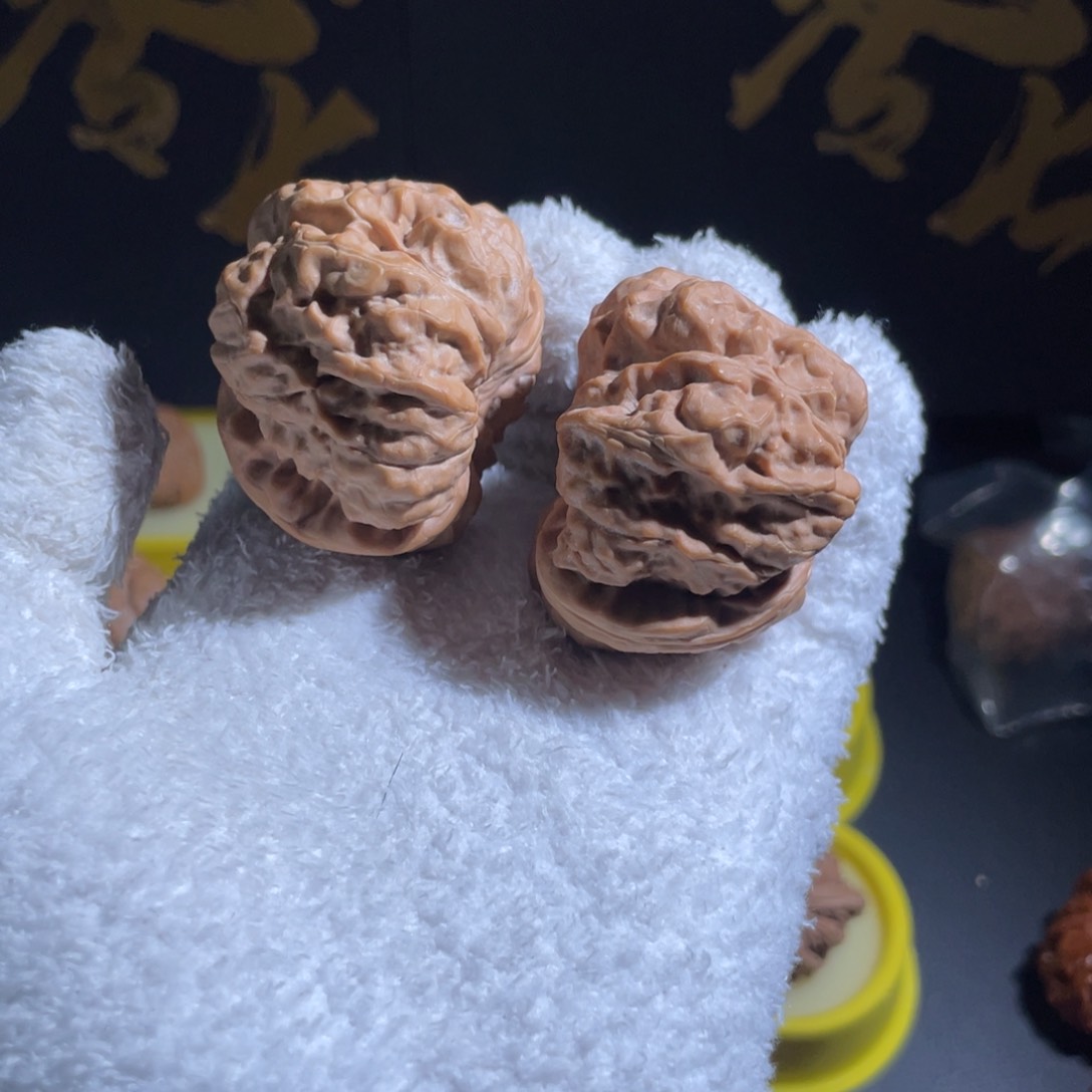 文玩核桃把件12号毕业级蛙王46尺，克重50不全品，