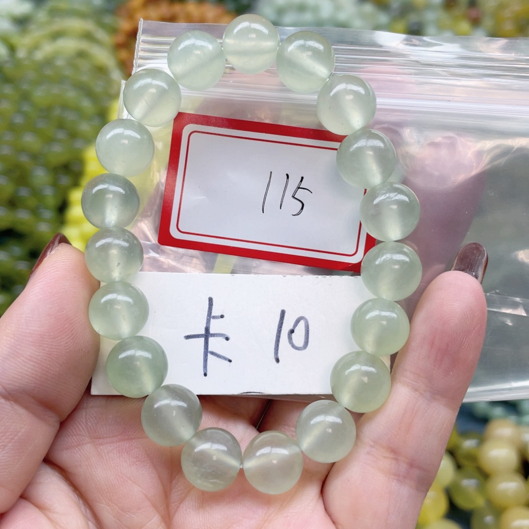 未镶嵌蛇纹石玉手串