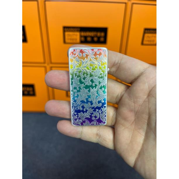 超薄窄机天花板七彩唐草打火机（需自行配油）