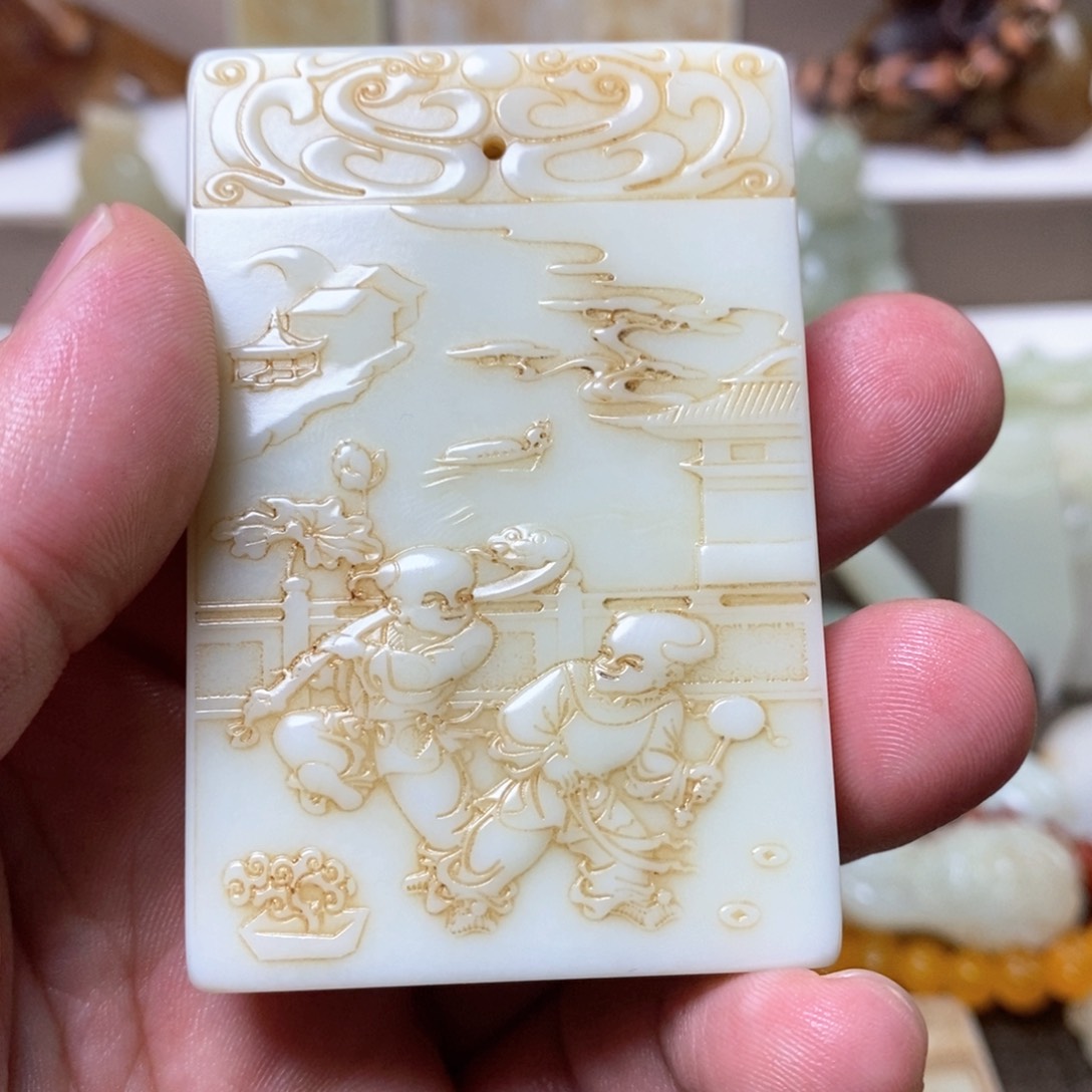 和田玉颈饰未镶嵌*️****