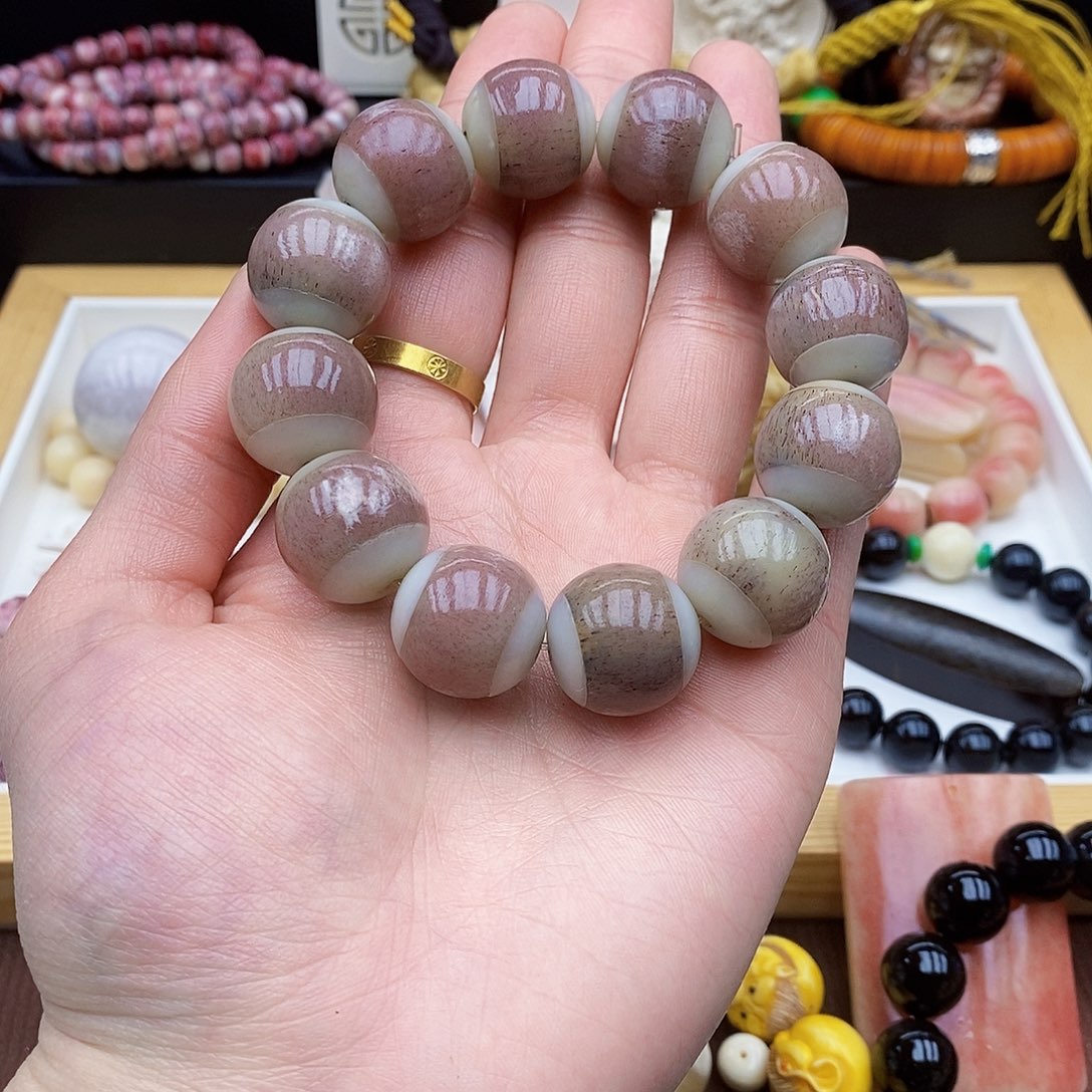 驼骨手串/手链20mm驼骨紫血料