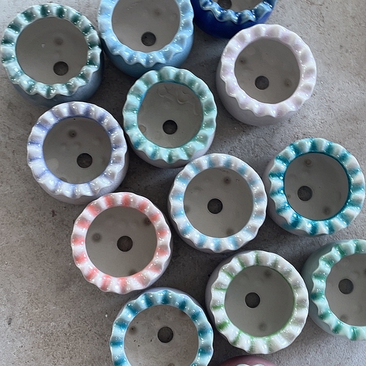 【半手工花盆9.99包邮浮力炸啦】随机9个