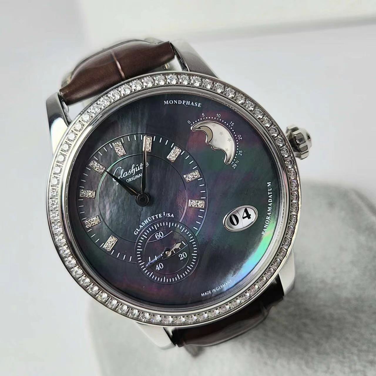 99新 Glashutte/格拉苏蒂 格拉苏蒂/单表/自动机械/ 精钢 39.4mm