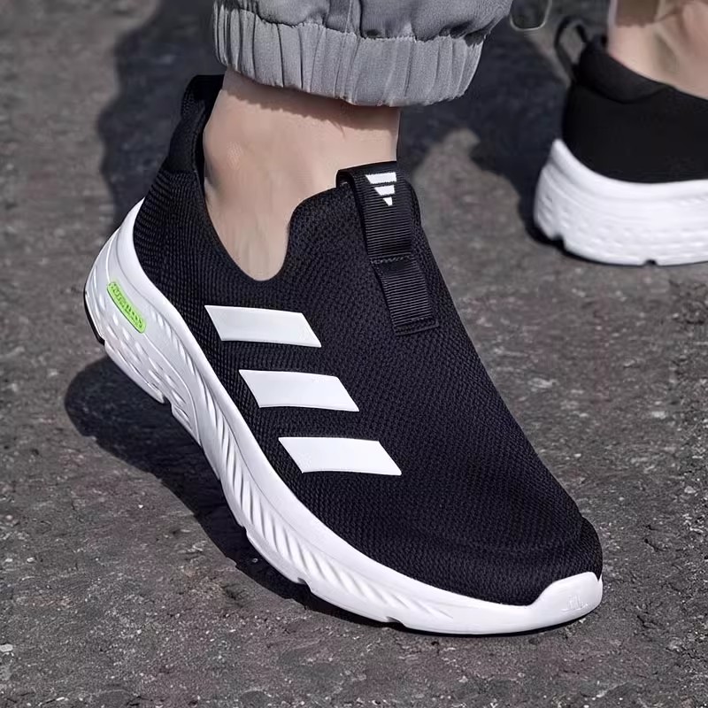 adidas/阿迪达斯一脚蹬网面夏季透气男生懒人休闲鞋运动鞋 ID6512