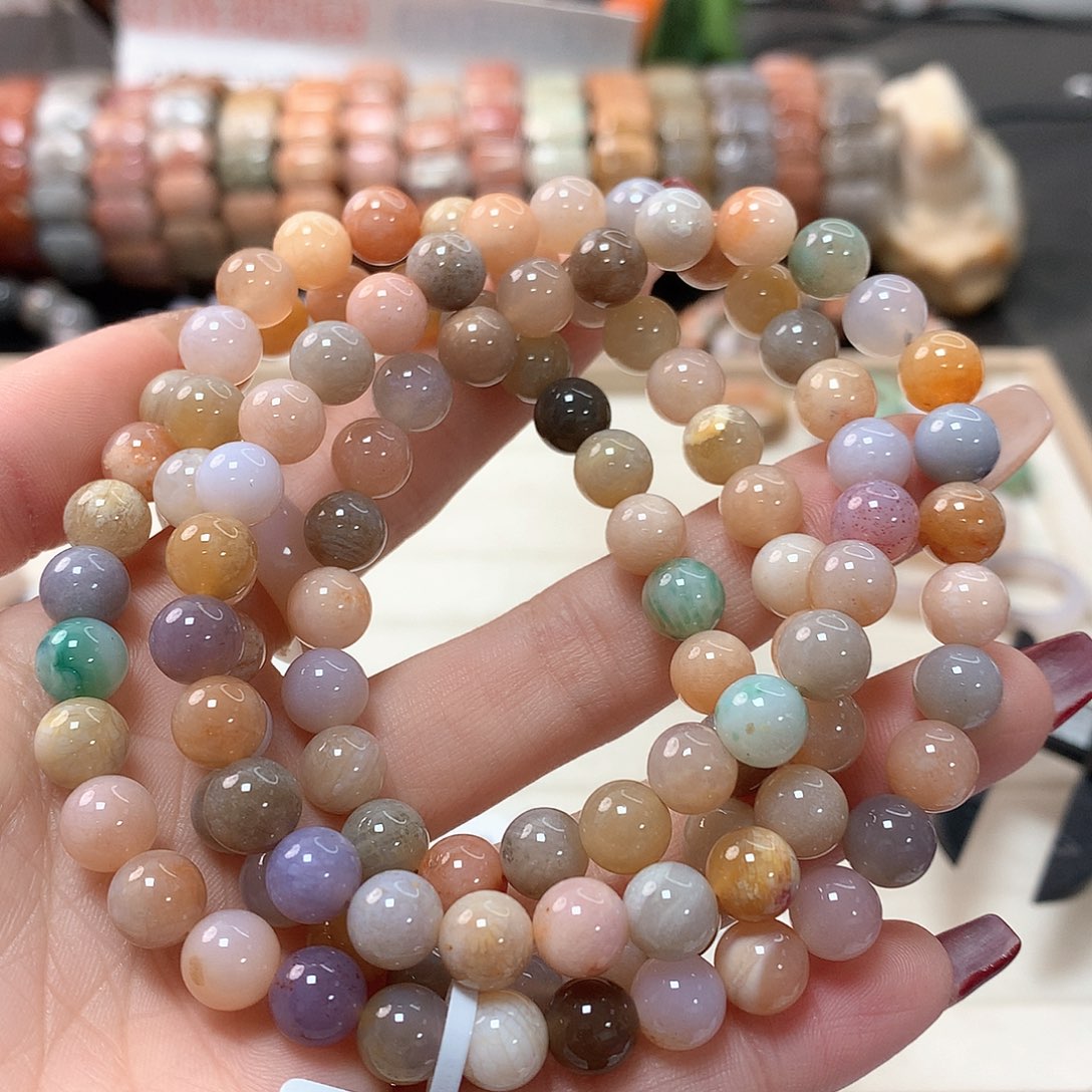 硅化珊瑚（珊瑚玉）手链未镶嵌元290