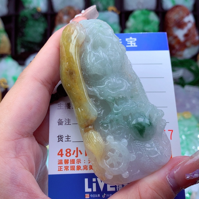 【闪购商品】翡翠颈饰未镶嵌挂件