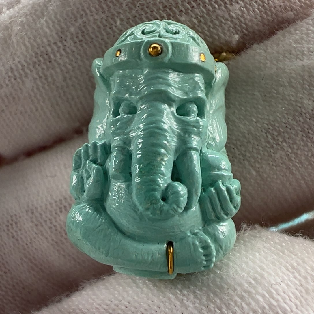 未镶嵌绿松石配饰13mm