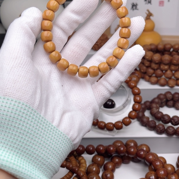 紫金鼠手串越***丶紫金鼠实心