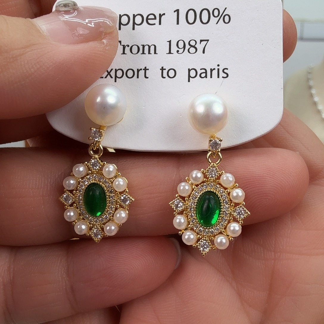 未镶嵌耳饰淡水珍珠