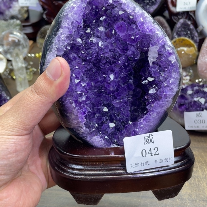 炑***子水晶珠宝半成品未镶嵌