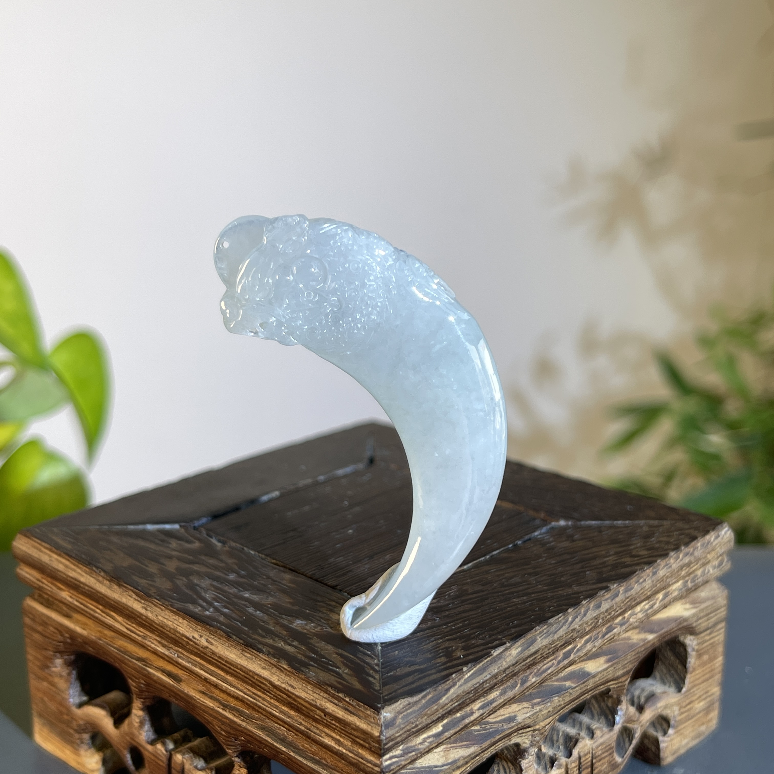 JXW11-31 天然翡翠缅甸A货 龙牙