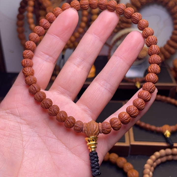 桃核吊坠龙文桃核